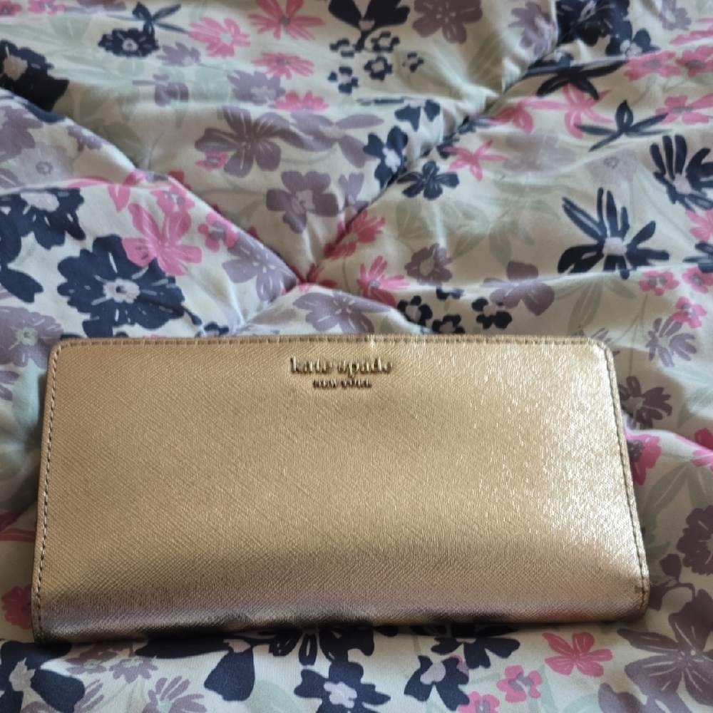Kate Spade Gold Wallet